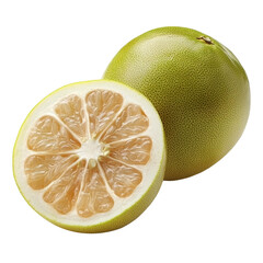 Pomelo fruit isolated on transparent background