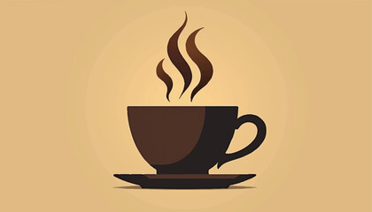 Obraz premium minimalist coffeshop logos 