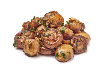 Enjoy Garlic Butter Mushrooms with Fresh Herbs, ideal for special occasions or gatherings