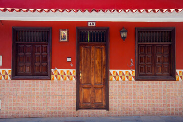 Old building closeup, Puerto de la Cruz, Tenerife, Spain