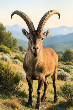 EXTINCTED ANIMALS: PYRENEAN IBEX OR BUCARDO OR BUKARDO OR HERC OR BOUQUETIN