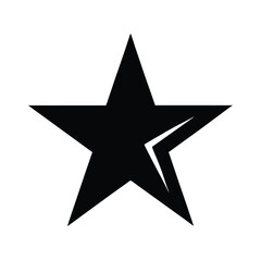 Obraz premium Star Icon Vector in Flat Clean Style