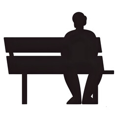 man on bench