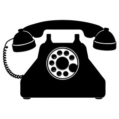 old fashioned telephone