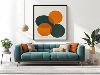 Modern Abstract Art Living Room Decor