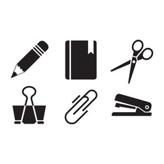 Obraz premium Common Office and Academic Stationery Items