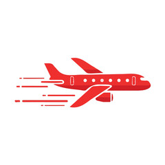 Airplane vector design with motion graphics style