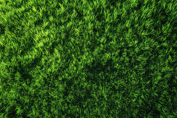 Lush Green Grass Texture Vibrant Spring Meadow Background