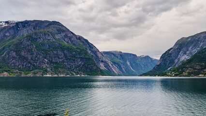 Obraz premium Fjord in Norway
