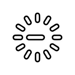 Obraz premium Vector loading screen illustration with simple design and copy space 