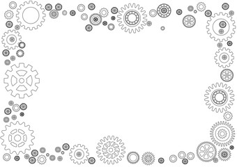 koło zębate, ramka, przekładnia zębata, ewolwenta, koło, ząb