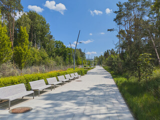 Swinem&uuml;nde in Polen. Promenada Zdrowia.