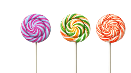 lollipop isolated on white