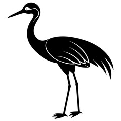 heron silhouette vector