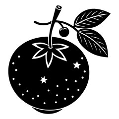 vector illustration of an apple