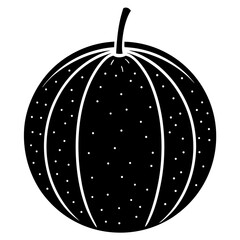 vector illustration of an orange pumpkin