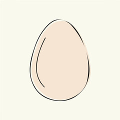 Egg vector design for motion graphics
