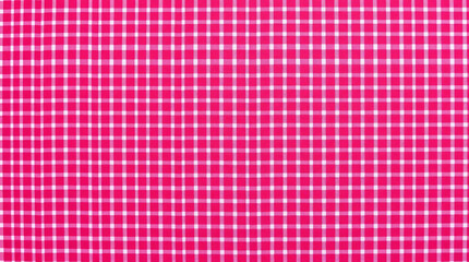 Naklejka premium pink gingham tablecloth seamless pattern background