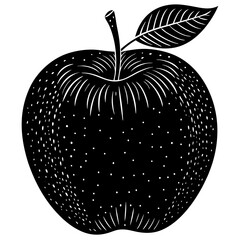 vector illustration of an apple