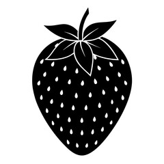 vector illustration of a strawberry