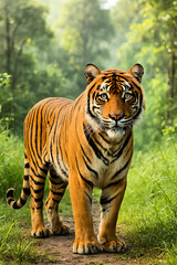 Naklejka premium EXTINCT ANIMALS: BALI TIGER 