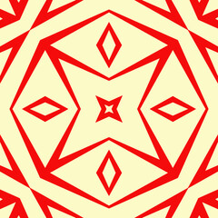 Geometrical ornament. Seamless pattern. Abstract backdrop. Figures wallpaper. Geometric background. Ethnic motif. Mosaic ornate. Digital paper. Textile print. Web design.