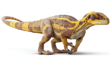 Obraz premium Prehistoric Predator Detailed Illustration of a Dinosaur