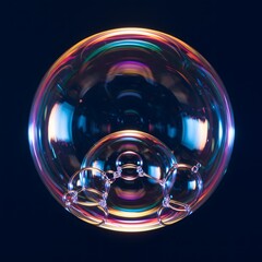 Iridescent Soap Bubble