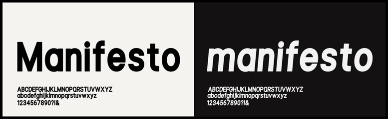 Condensed sans serif vector font. Minimalist and modern condensed font. Uppercase, lowercase, and number alphabet vector font. 