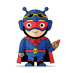 Vector design of clothes and spaceman for motion graphics