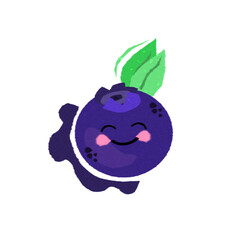  Borówka – owocowa ilustracja wektorowa © Laura