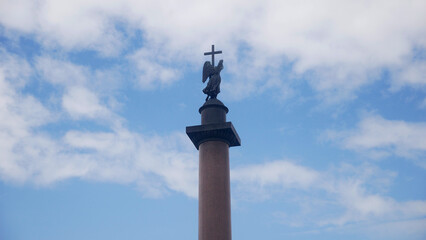 Alexander column in Saint Petersburg