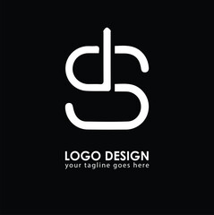 DS DS Logo Design, Creative Minimal Letter DS DS Monogram