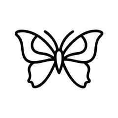 Butterfly outline icon representing the concept of vector illustration for Pride Month  