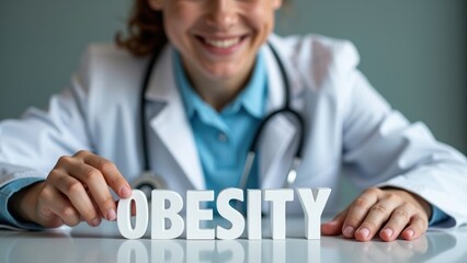 Obesity Doctor, OBESITY Image -  Visual Design Concept.