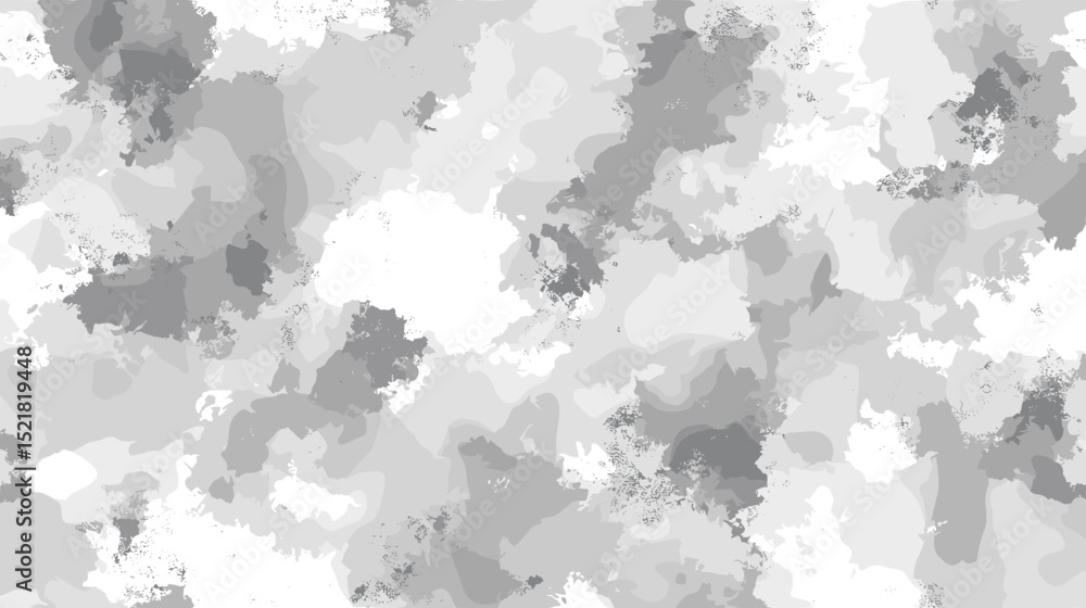 Aufkleber abstract gray camouflage background with soft cloudy textures