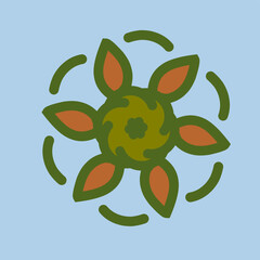 Abstract Mandala Ornament Design Vector