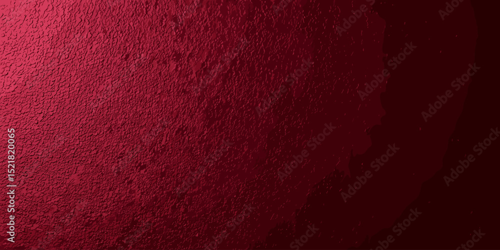 Poster textured red background with a smooth gradient finish
