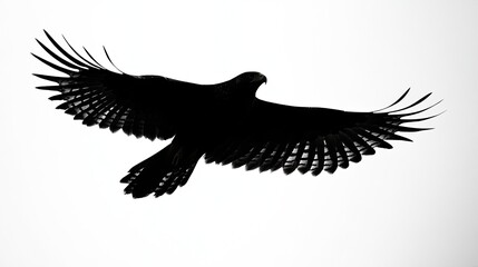 Obraz premium A soaring harrier hawk