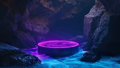 water podium deep ocean glow ambient light aquatic ocean marine adventure seaside vibes