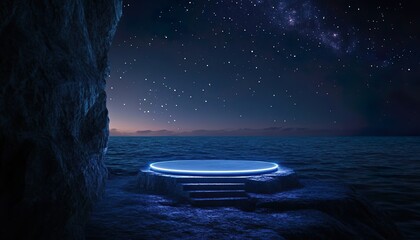 water podium night deep ocean aquatic ocean marine adventure seaside vibes