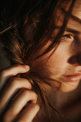 portrait of a young woman