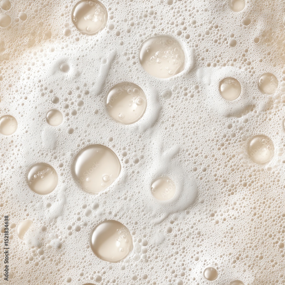 Poster seamless background texture this showcases bubbles with varied sizes and details, perfect for enhanc