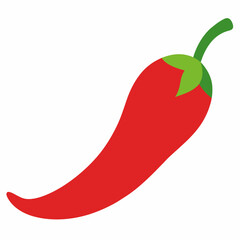 red hot chili pepper isolated