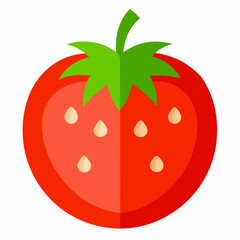 Obraz premium strawberry icon vector illustration