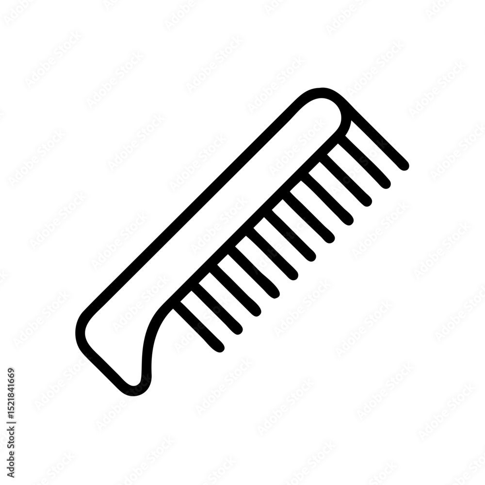 Poster elegant comb design perfect for branding logos and graphic design projects creating a sophisticated 