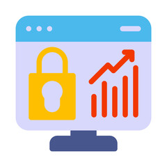 Growth hacking strategies flat icon