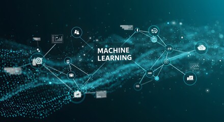 Machine Learning – Artificial Intelligence and Data-Driven Technology Concept

