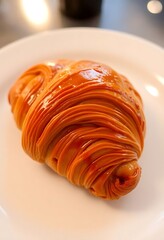 piece of food that is on a plate