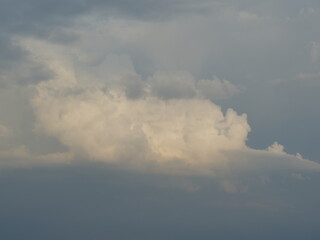 clouds over the sky
